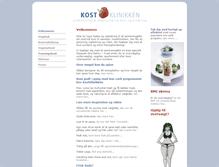 Tablet Screenshot of kostklinikken.dk